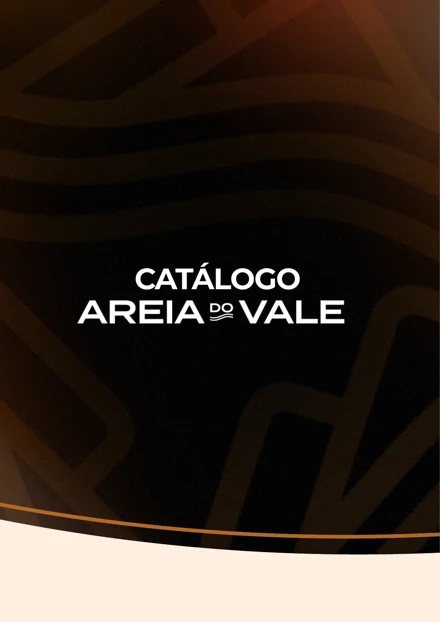 Capa do catálogo Areia do Vale