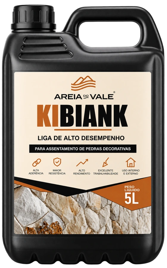 Apresentação ilustrativa da embalagem Kibiank da Areia do Vale
